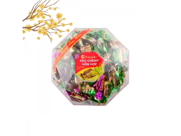 KẸO CHEWY HỖN HỢP HỘP KIM CƯƠNG 250g